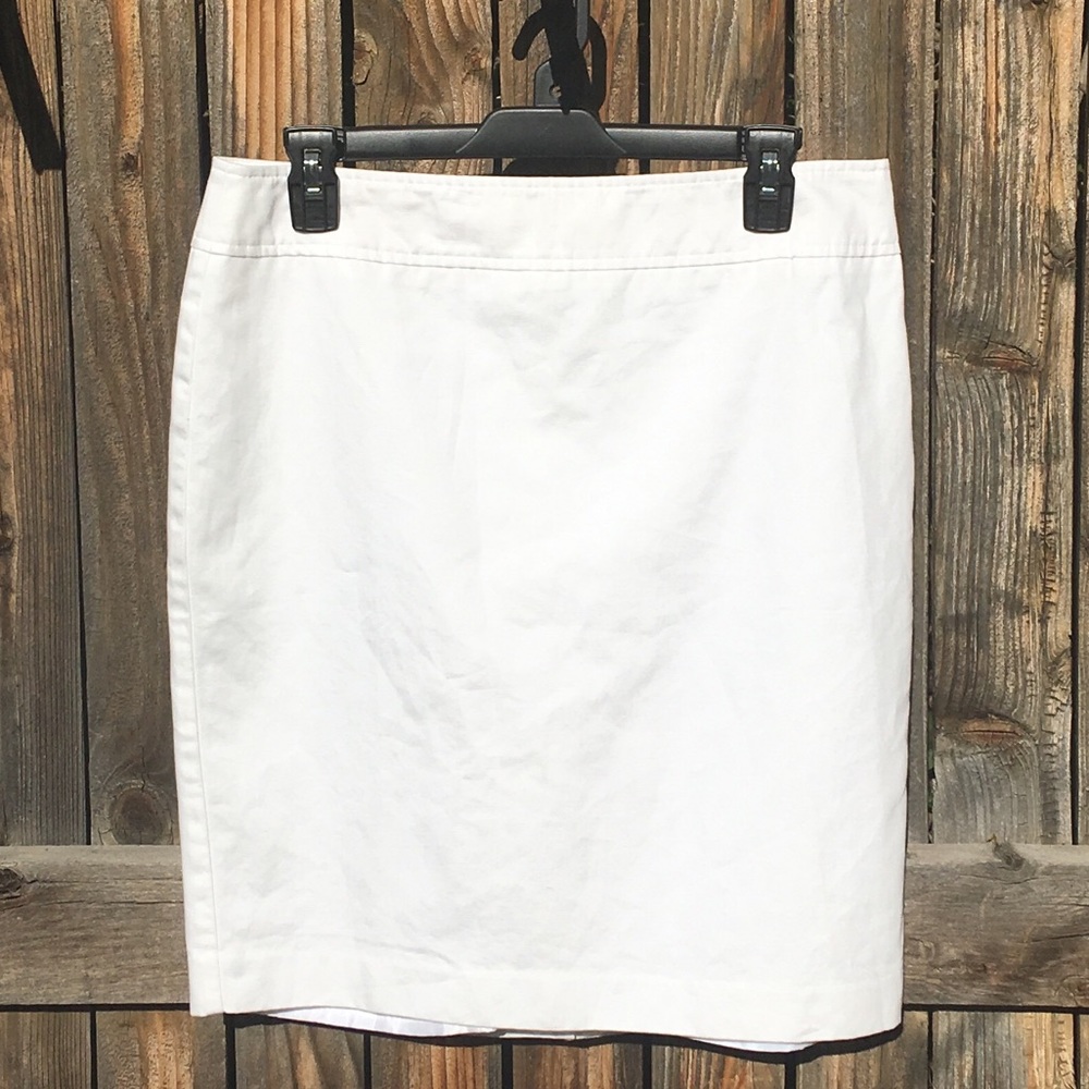 White Loft Petite Skirt